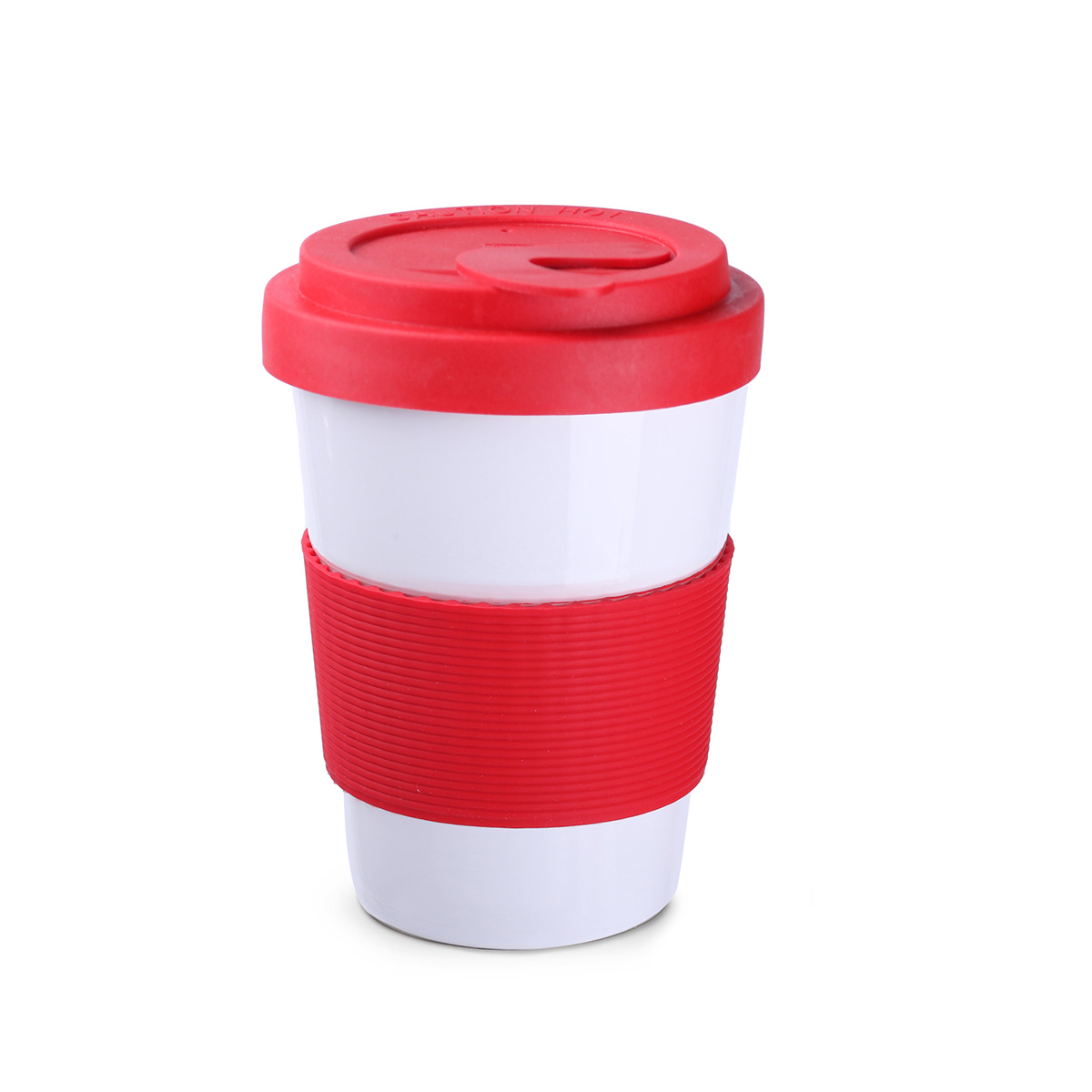 white / red